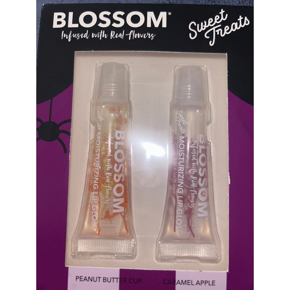 Blossom Sweet Treats Peanut Butter Cup & Caramel‎ Apple Lip Gloss Set - Picture 2 of 2